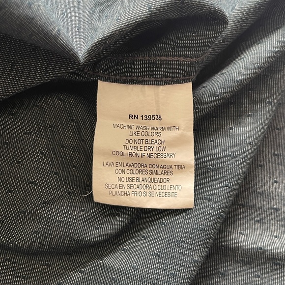 Grayers Men’s Small Gray Short Sleeve Button Down Shirt - Picture 6 of 6